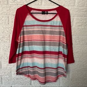 3 for $15 | Cruel Girl 3/4 Sleeve Serape Top L